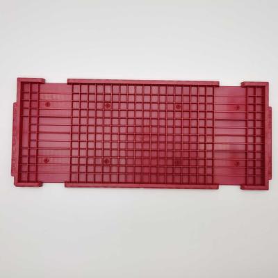 China Bandejas rojas estándar de Jedec IC Tray Cover Anti Static ESD del ABS en venta