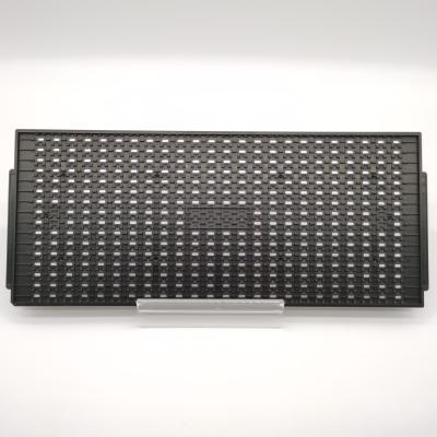 China Waterproof Black MPPO ESD Component Tray 7.62mm Thick For BGA IC Devices for sale