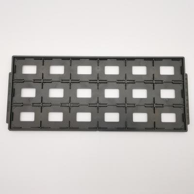 China Transport IC Components Injection Jedec Standard Trays With Big Pocket Size for sale