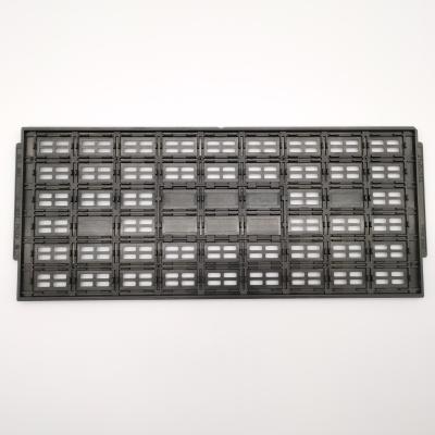 China Bandejas plásticas de Jedec Tray Standard Matrix Small Cavity que evitan daño en venta