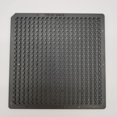 China PC Waffle Pack Chip Trays For Optoelectronics Industry Loaded for sale