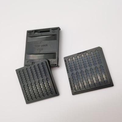 China Custom Loaded Waffle Pack IC Chip Tray Anti Static ESD Safe Trays for sale