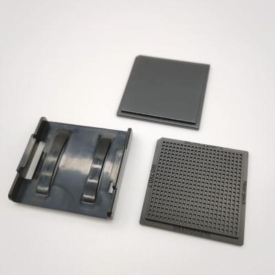 China ESD Black Waffle Pack IC Chip Tray Anti Static For Mirco Die for sale