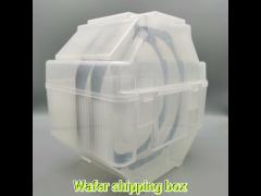 Cleanroom Class PP Wafer Shipping Box Transparent Wafer Cassettes