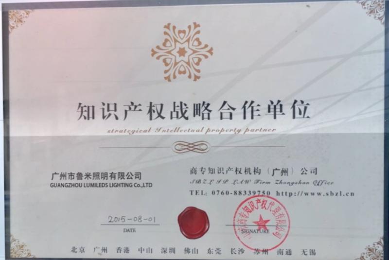Intellectual Property certificates - Guangzhou Lumileds Lighting Co., Ltd