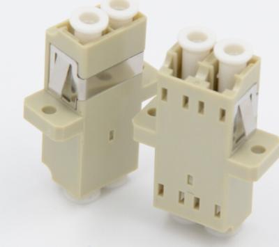 China Equipment Test Duplex Fiber Optic Adapter Multimode With LC Type Connector for sale