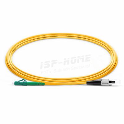 China High Return Loss Single Mode Fiber Patch Cord LC FC Simplex / Duplex CableType for sale