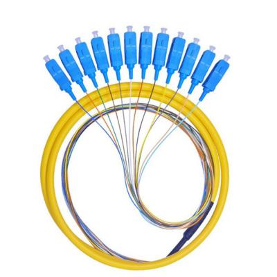 China Professional SC / UPC Fiber Optic Pigtail 1310/1550nm Wavelength For Local Area Network for sale