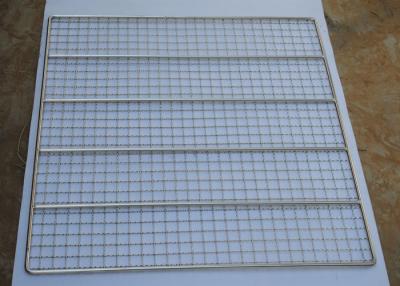 China Oven Barbecue Net Cooking 2mm Stainless Steel Wire Mesh Grill For Baking Food for sale