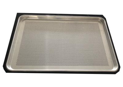 China 60x40cm Food Grade  Perforated Aluminium Baking Tray Pan Sheet Wear resistance for sale