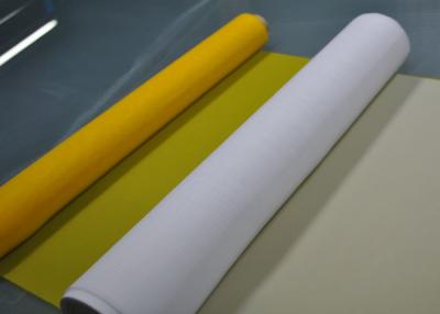 China White / Yellow 61T Polyester Screen Mesh For Printed Circuit Boards Printing for sale