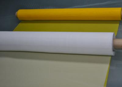 China White / Yellow 100% Monofilament Polyester Mesh For Textile Printing 120T - 34 for sale