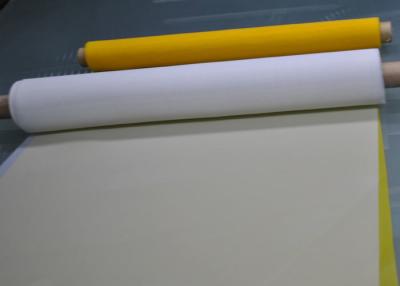 China 165T-31 Silk Screen Mesh Roll For PCB / Glass Printing , White / Yellow Color for sale