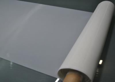 China Low Elasticity White Polyester Bolting Cloth 60 Mesh For PCB Printing / Filtration for sale