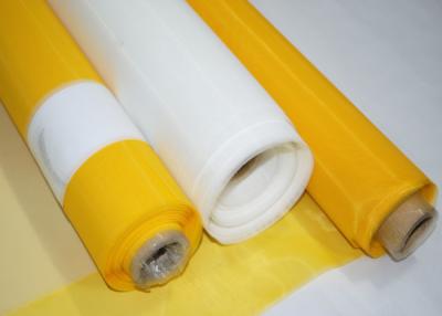 China High Durability Polyester Screen Mesh Fabric , 305 Mesh Count Silk Screen Fabric for sale