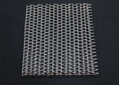 China Custom Food Grade Flat Wire Mesh Conveyor Belt 201 Stainless Steel Metal for sale