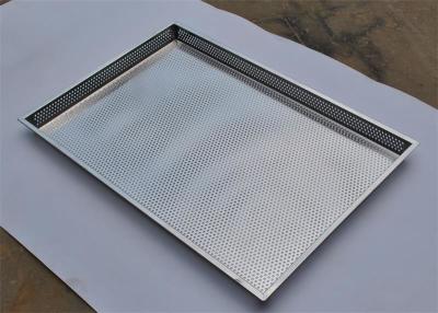 China Food Grade 316 Stainless Steel Baking Tray / Perforated Baking Pan for sale