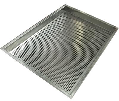 China 316  Stainless Steel Mesh Tray Oven Metal Perforatted Baking 2.0mm Thickness for sale