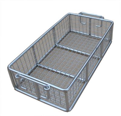 China Stainless Steel Metal Wire Basket for fruit washing / frying /steaming for sale