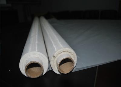 China White Color Monofilament Polyester Mesh For Screen Printing , Easy To Clean for sale