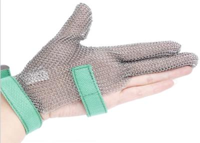 China Butcher Anti Cutting Stainless Steel Gloves With Metal Plates , High Strength for sale