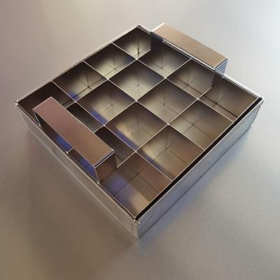 China Custom Size Cake Chocolate Brownie Pan Cutter 304 Stainless Steel for sale
