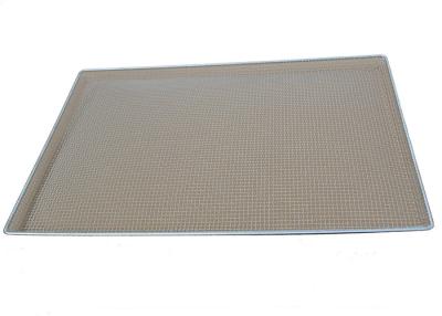 China 18*25*1 inch Wire Mesh Baking Tray Stainless Steel For BBQ / Drying Food for sale