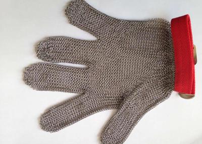 Китай Реверзибельные перчатки нержавеющей стали уровня 5 безопасности с цветом серебра ремня ткани продается