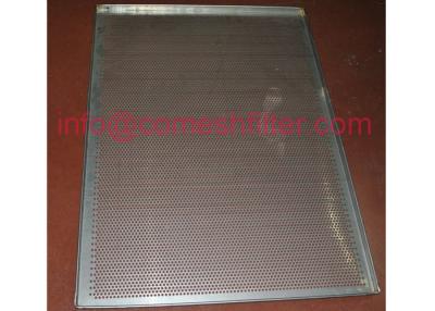China Stainless Steel 304 Perforated Drying Mesh Wire Tray , Punching Trays for sale