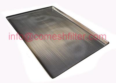 China SS Screen Rectanglar Perforated Tray , Stainless Steel Mesh Tray for sale