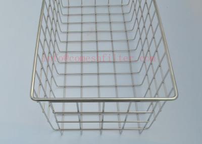 China 316 l Sterilization Trays Stainless Steel Basket For Surgical Instruments Medical Grade for sale