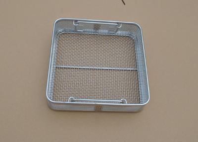 China Medical Laboratory Disinfection Stainless Steel Mesh Basket / Wire Mesh Boxes for sale