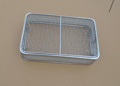 China 304 Medical Cleaning Wire Mesh Baskets Metal Wire Disinfect Basket for sale