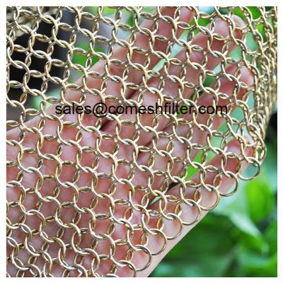 China Stainless Steel Ring 12mm Decorative Wire Mesh for sale