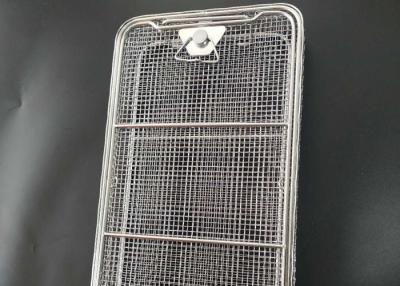 China 304 Medical Sterilizing 6mm Stainless Steel Mesh Basket for sale