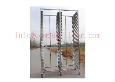 China Multilayer Ss304 SGS Bakery Tray Rack Trolley for sale