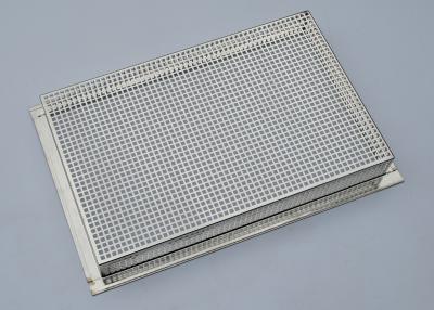 China Food Industry FDA Ss201 3cm Wire Mesh Tray for sale