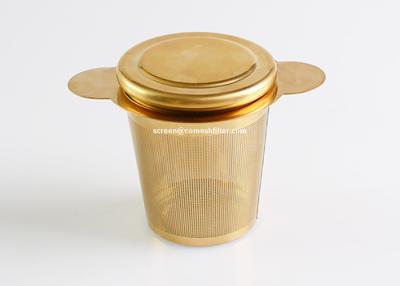 Κίνα χρυσό ανοξείδωτο τσάι Infuser 100x65mm για το τσάι χαλαρών φύλλων προς πώληση