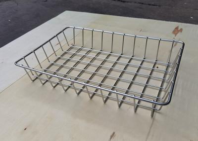 China Stacking Stainless Steel 316 Rectangular Wire Mesh Basket Food Grade Customized Size Bread for sale