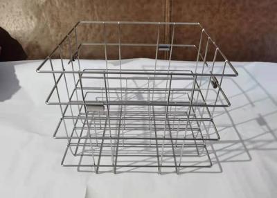 China Heat Resistance 304 Stainless Steel Wire Mesh Storage Basket For Medical Industries for sale