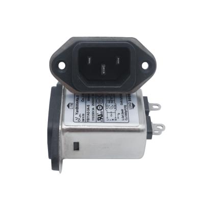 China O soquete do IEC 320 de EMI Noise Filter obstrui filtra dentro 250VAC para o equipamento elétrico à venda