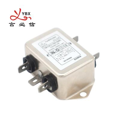 China 10A DC Line Noise Filter , Plug In Video Active Power Filter Metal Case for sale