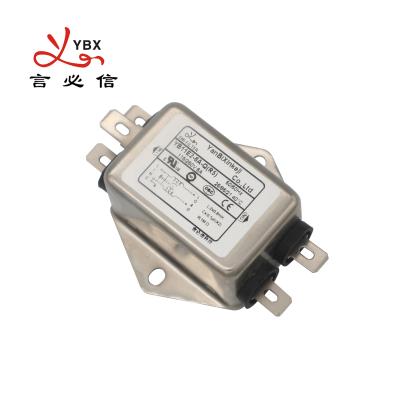 China YB11E2 6A EMI Power Filter Low Pass EMI Filter For Electrical Equipment Te koop