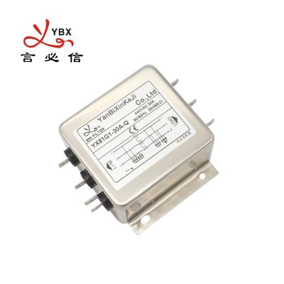 China 10A 20A Driefasenfilter Inverter Passief EMI/RFI-filter voor driefasige motor aandrijvingen Te koop