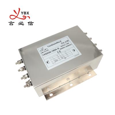 China YX92G6 180A Filtro trifásico RFI Filtro EMI para equipamentos de automação à venda