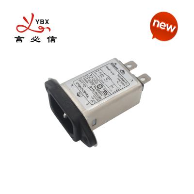 China 50/60Hz IEC C13 Inlet Filter 1A~10A Socket EMI Noise Filter For Home Appliance for sale