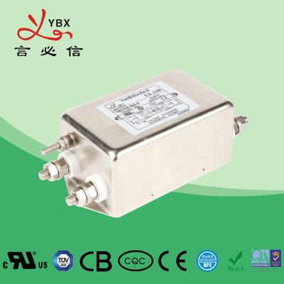 China Double Stage AC Voltage Line Filter 1A-20A Metal Case Eco - Friendly for sale