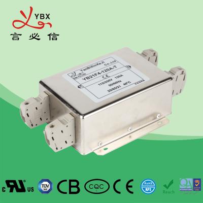 中国 120V 30A 250VACの交流電力のノイズ・フィルタ/ACラインEMIフィルタの金属の箱 販売のため