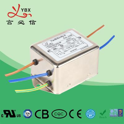 中国 Yanbixin 10A 2ステージEMI EMCフィルター、単一フェーズのEMIフィルタの受動態ライン 販売のため