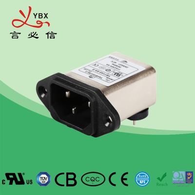 China Yanbixin General Inline EMI Filter , 5A 50Hz 60Hz EMF ADSL EMI Noise Filter for sale